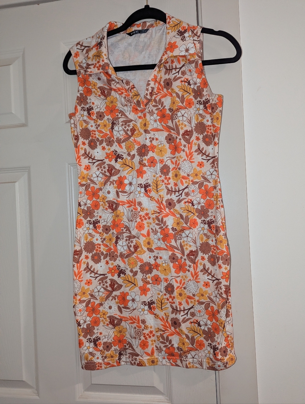 Fall Floral Dress